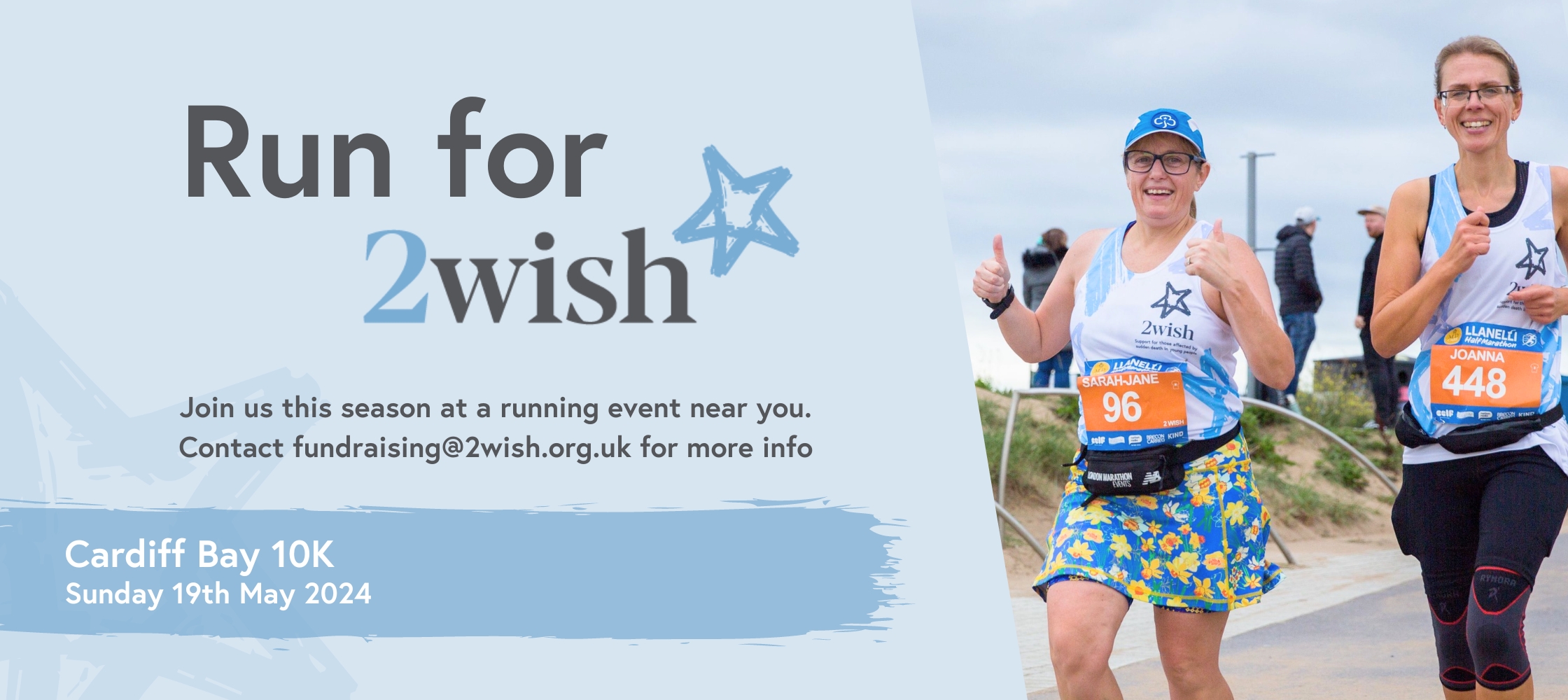 cardiff bay 10k run for 2wish