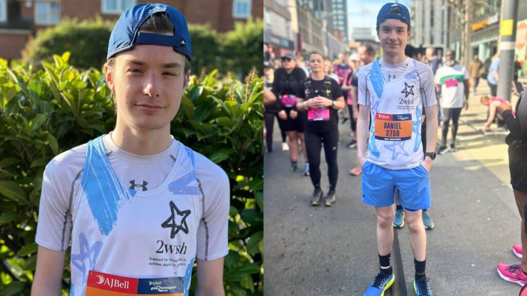 dan rees fundraises half marathon 2wish