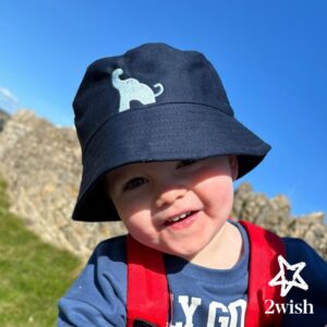 navy kids bucket hat lifestyle elephant 2