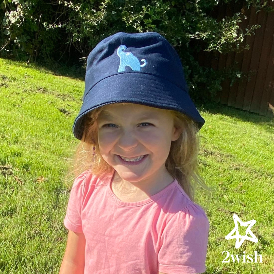 navy kids bucket hat lifestyle elephant 3