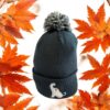 Navy bobble hat