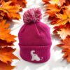 Pink Bobble hat