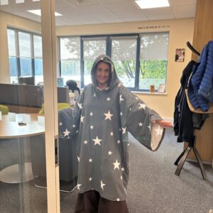 Grey star Changing Robe