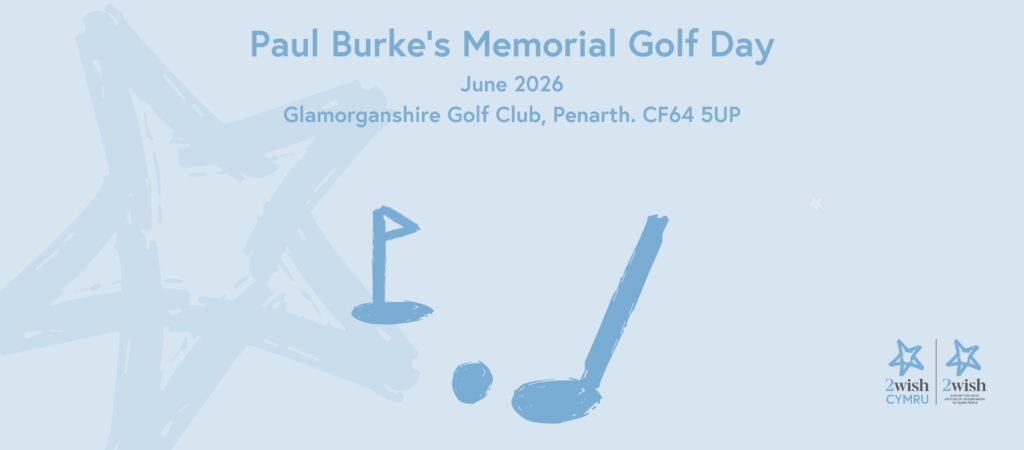 2wish memorial golf day promotional banner